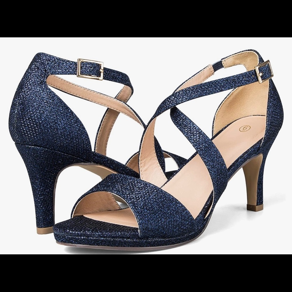 Navy Blue Dress shoe - Picture 3 of 7